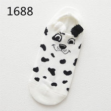 Load image into Gallery viewer, SP&amp;CITY 5pairs Cute Animal Cotton Socks Female Kawaii Cat With Dog Summer Short Sock Slippers Women Casual Soft Funny Boat Socks