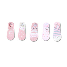 Load image into Gallery viewer, SP&amp;CITY 5pairs Cute Animal Cotton Socks Female Kawaii Cat With Dog Summer Short Sock Slippers Women Casual Soft Funny Boat Socks