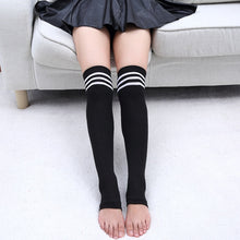 Load image into Gallery viewer, Sexy women&#39;s stockings gaiters striped long socks thigh high stockings female erotic warm over knee socks women stocking