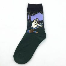 Load image into Gallery viewer, Classic Fashion Retro Abstract Oil Painting Art Socks Women Modern Van Gogh Starry Night Oil Painting Happy Women Socks Men Sox