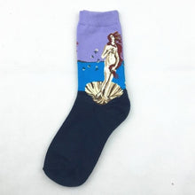 Load image into Gallery viewer, Classic Fashion Retro Abstract Oil Painting Art Socks Women Modern Van Gogh Starry Night Oil Painting Happy Women Socks Men Sox