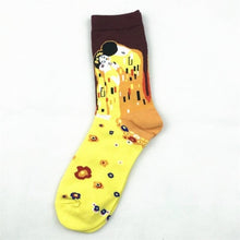 Load image into Gallery viewer, Classic Fashion Retro Abstract Oil Painting Art Socks Women Modern Van Gogh Starry Night Oil Painting Happy Women Socks Men Sox